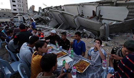 gaza iftar